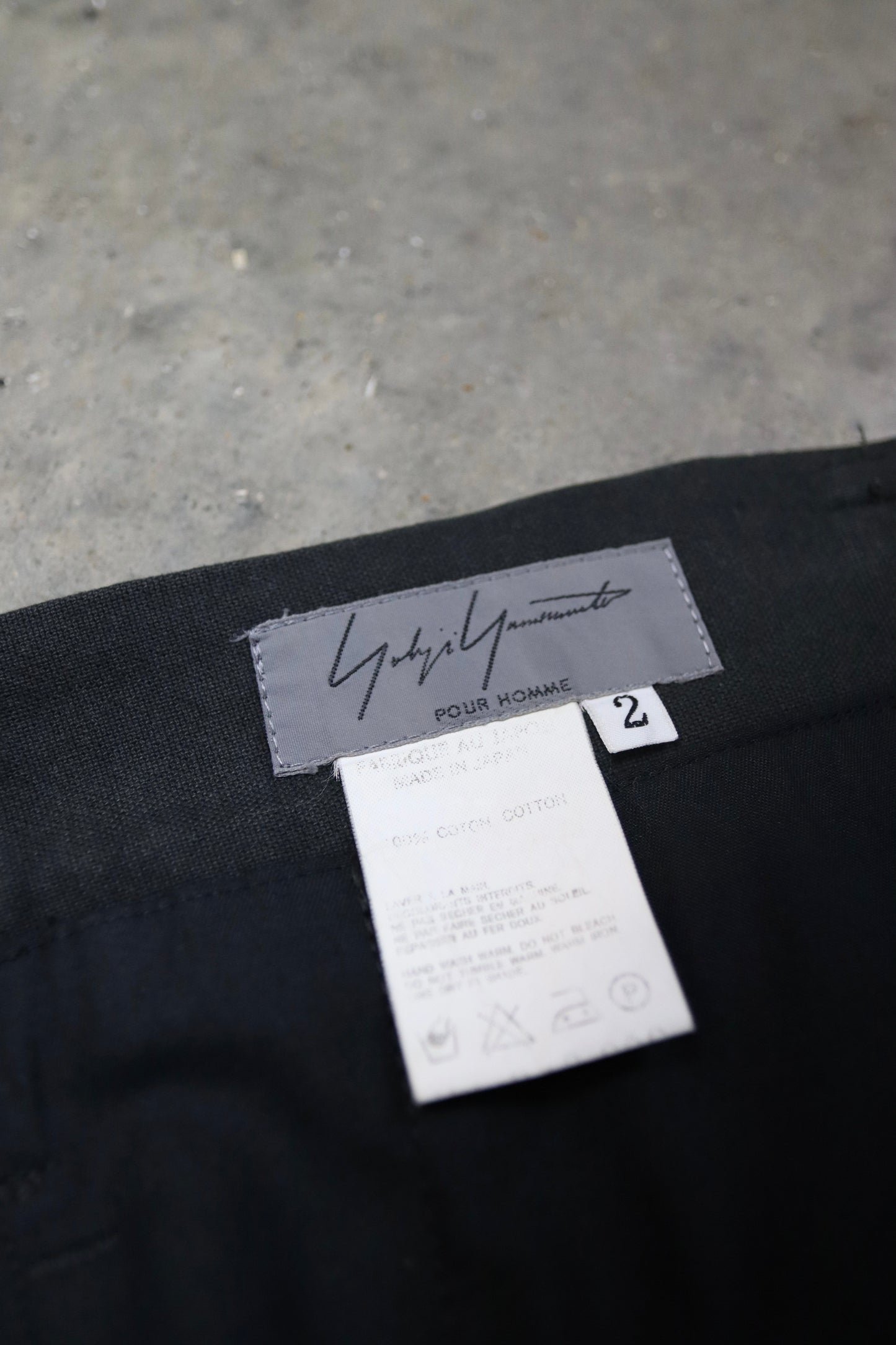 Yohji Yamamoto Pour Homme